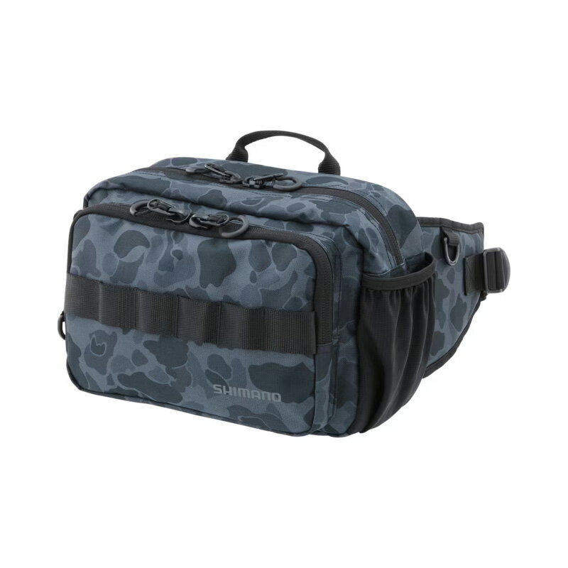 Bag - シマノ　BW-021T ヒップバッグ M ブラック カモ