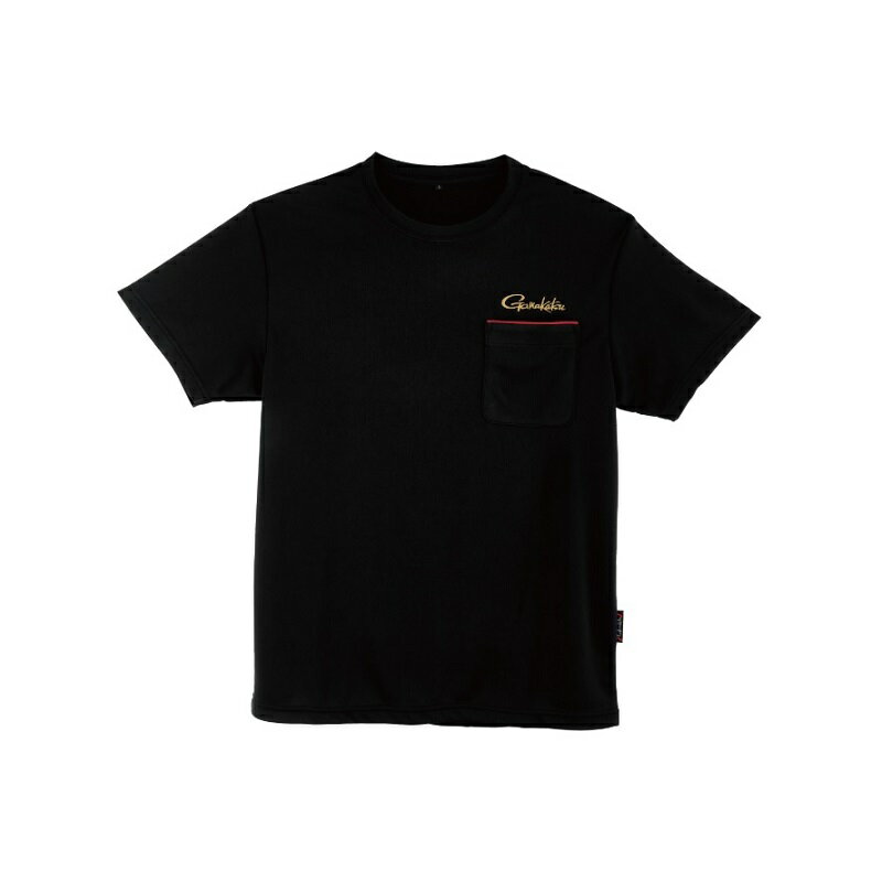 がまかつ　GM3780 KM Tシャツ ブラック/レッド LL