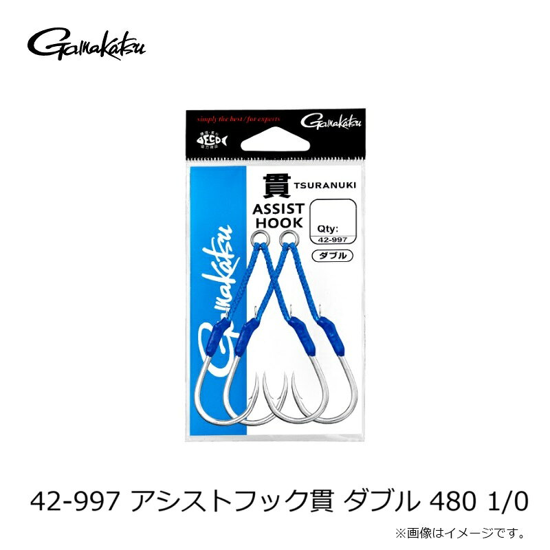 アシストフック 貫 ダブル 1/0 の商品画像3枚目
