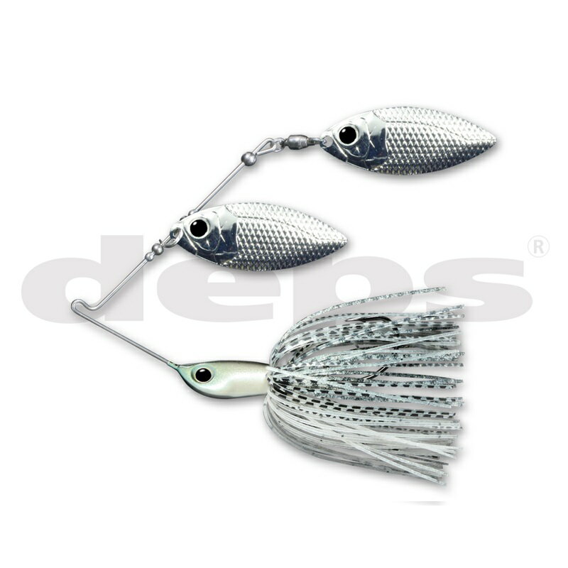 Deps Spinnerbait B Custom 5/8oz Double Willow #16 Green Crystal