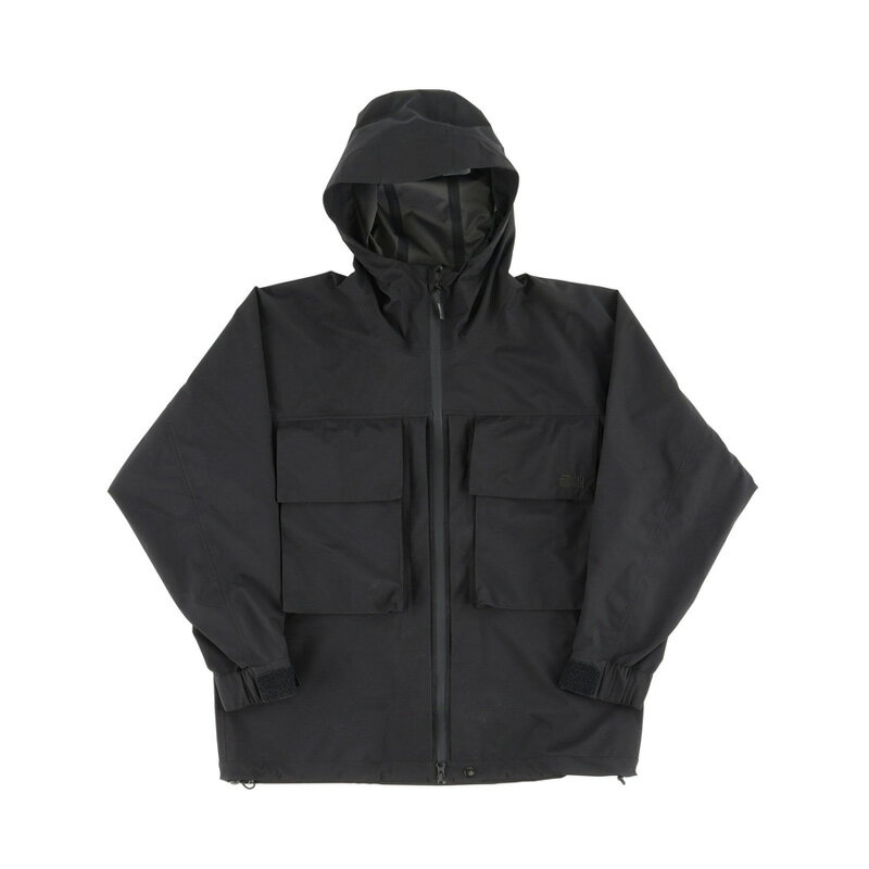 アブ　3レイヤー ウォータープルーフエクスプローラーシェルジャケット ブラック M