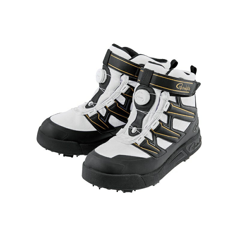 Wear - がまかつ　GM4549 G-SPECスパイクシューズ ブラック/ホワイト M