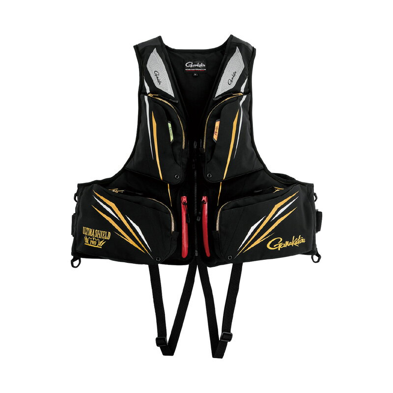 がまかつ　GM6005 アルテマシールドプロFTベスト ブラック 3L