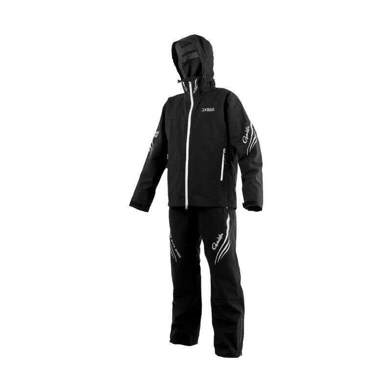 がまかつ GM3785 アルテマシールドプロレインスーツ ブラック(BLACK WORKS) M