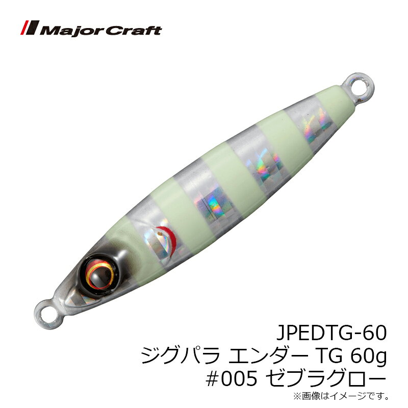 ジグパラ エンダーTG 60g ゼブラグロー の商品画像3枚目