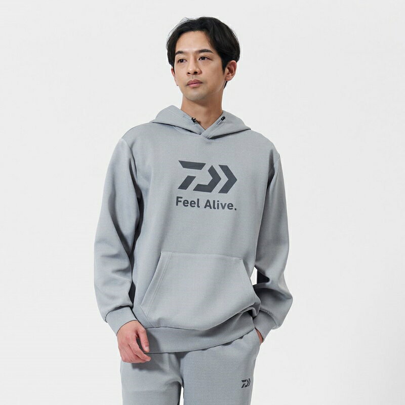 ダイワ　DE-8925 DANROTECHスウェットフーディー ブラック XL