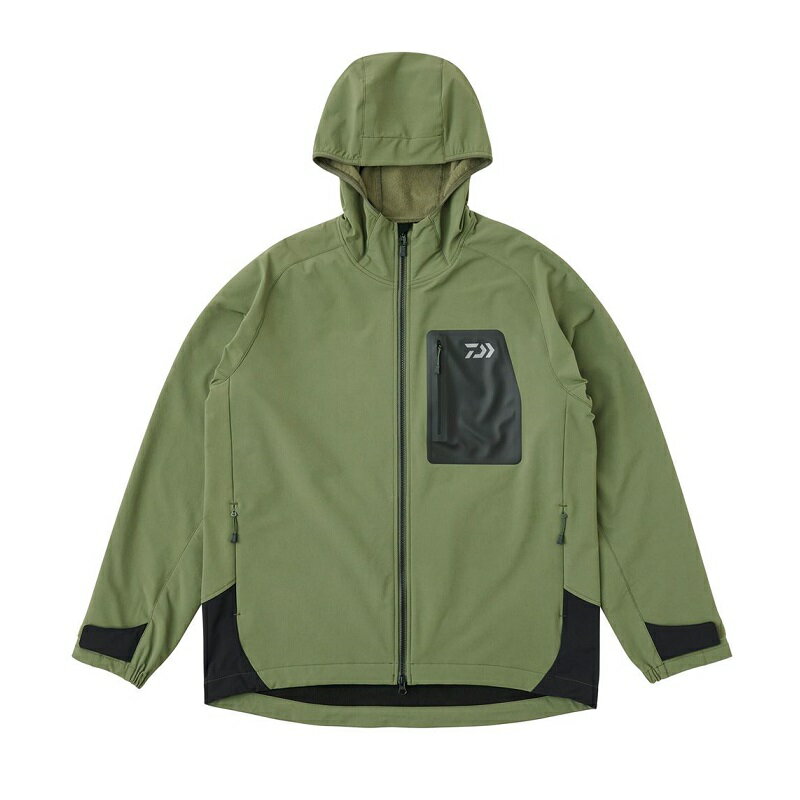 ダイワ　DJ-9325 STORMFLEECE ウィンドブロックジャケット オリーブグリーン L【釣り　防寒ウェア　防..