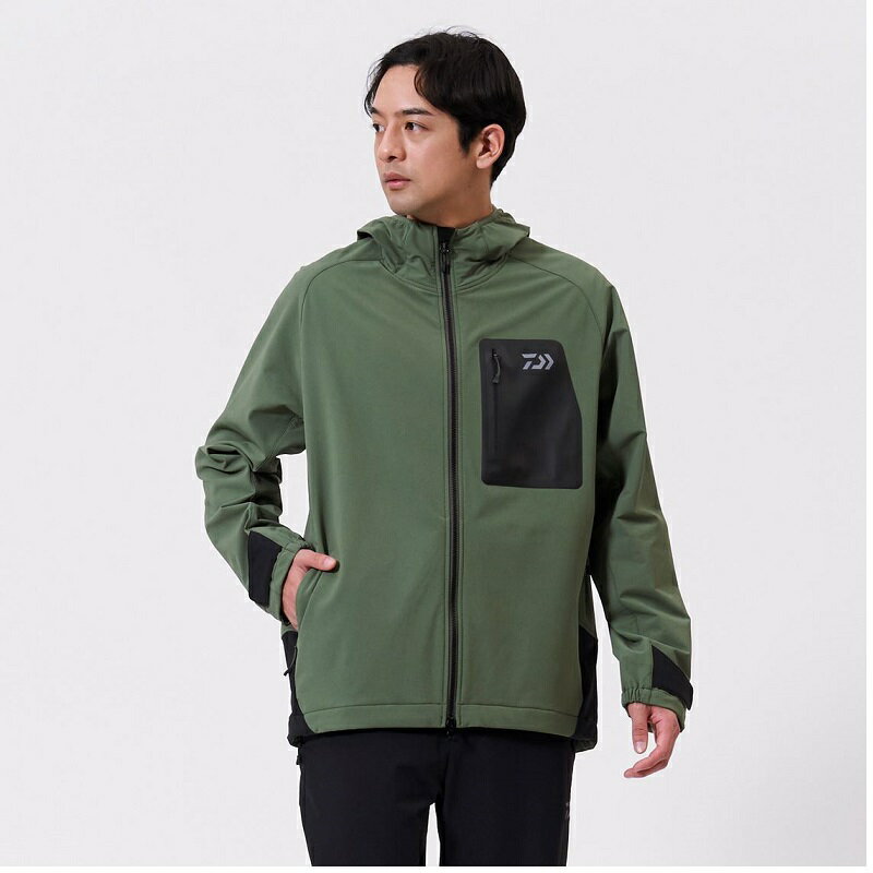 ダイワ　DJ-9325 STORMFLEECE ウィンドブロックジャケット ブラック L【釣り　防寒ウェア　防寒着】