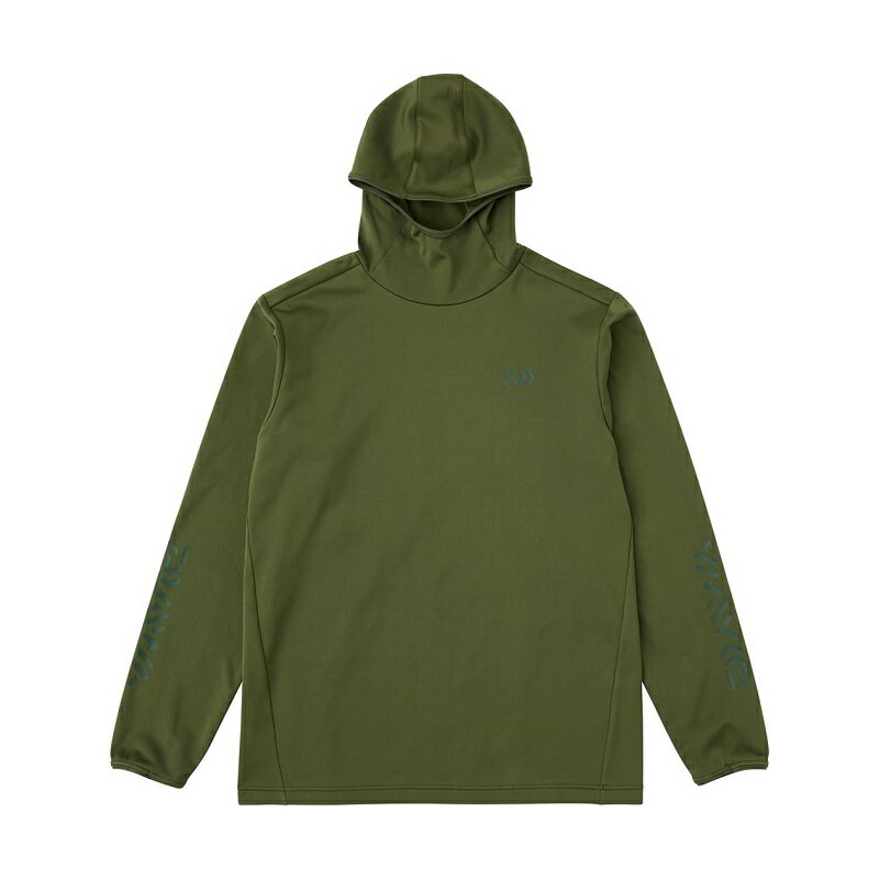 Wear - ダイワ　DE-9225 ストレッチシャツフーディー オリーブグリーン XL