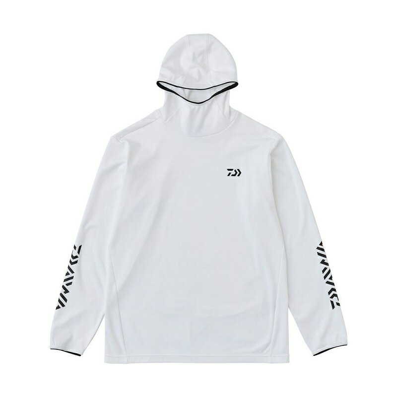 ダイワ　DE-9225 ストレッチシャツフーディー ホワイト 2XL