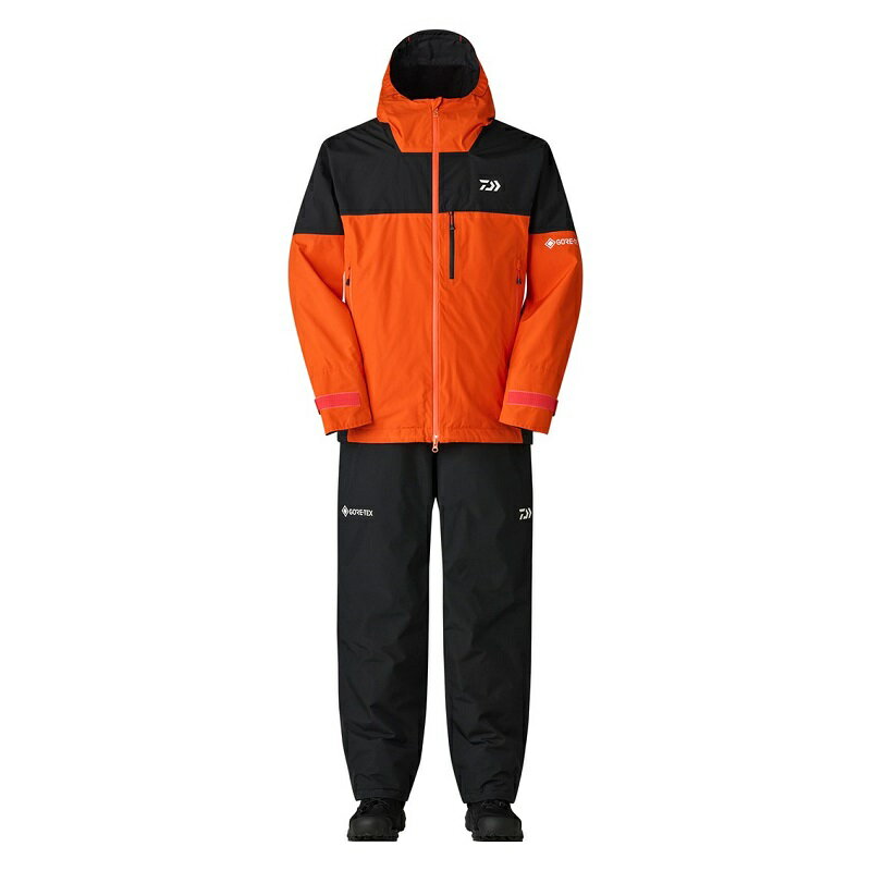 ダイワ DW-1925 GORE-TEX バーサタイルウィンタースーツ ホットオレンジ XL【釣り 防寒ウェア 防寒着】