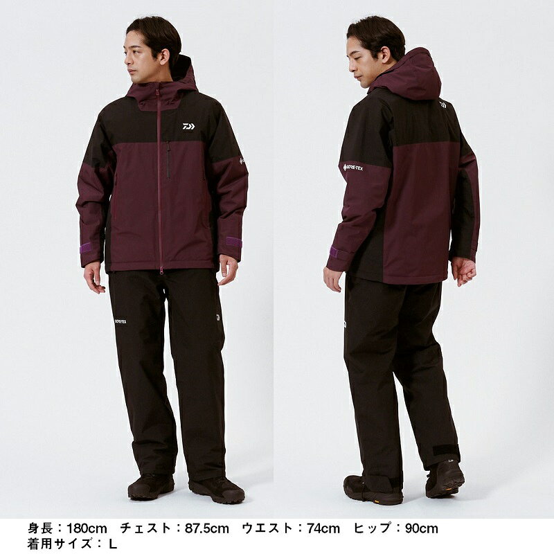 ダイワ　DW-1925 GORE-TEX バーサタイルウィンタースーツ ホットオレンジ L【釣り　防寒ウェア　防寒着】 fto-r-10345051 釣具のFTO サンプル画像3