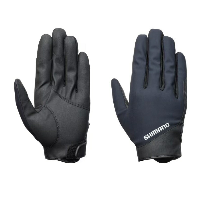シマノ GL-071Y 01 ベーシックウォーム グローブ 指出し XL ネイビー【釣り 防寒グローブ】