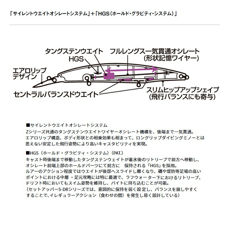 ショアラインシャイナーZセットアッパー125SDR 小沼スペシャル (3)