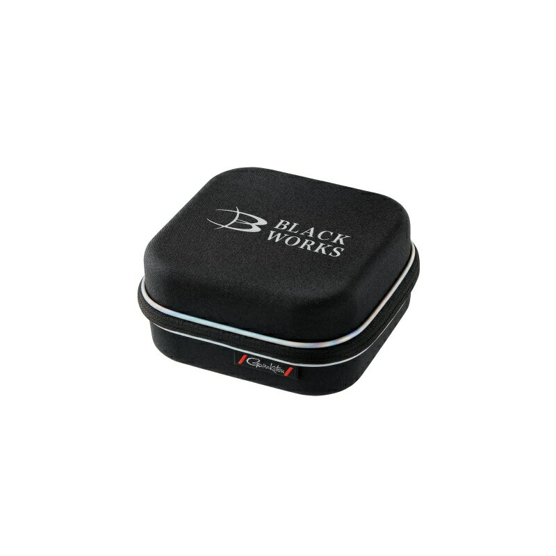 がまかつ　GM2631 成型ハードリールケース ブラック (BLACK WORKS)