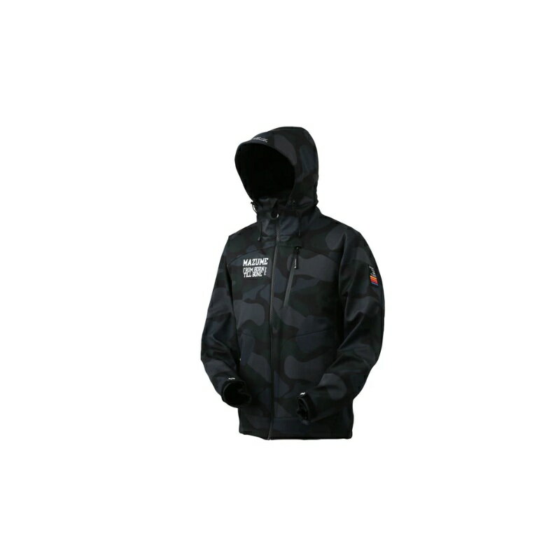 オレンジブルー MZFW-874 mazume ウインドカットジャケット グリーンカモ LL【釣り 防寒ウェア 防寒着】