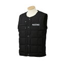 オレンジブルー MZFW-879 mazume ヒーターベスト ブラック L【釣り 防寒ウェア 防寒着】