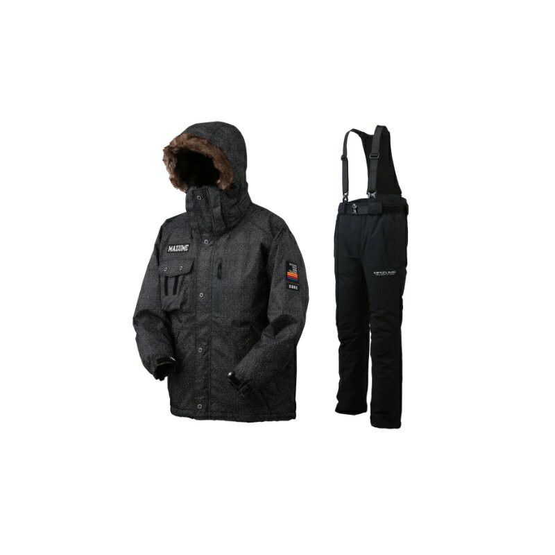 オレンジブルー　MZFW-866 mazume CORE ALL WEATHER SUIT ブラックヘリンボーン M【釣り　防寒ウェア　..