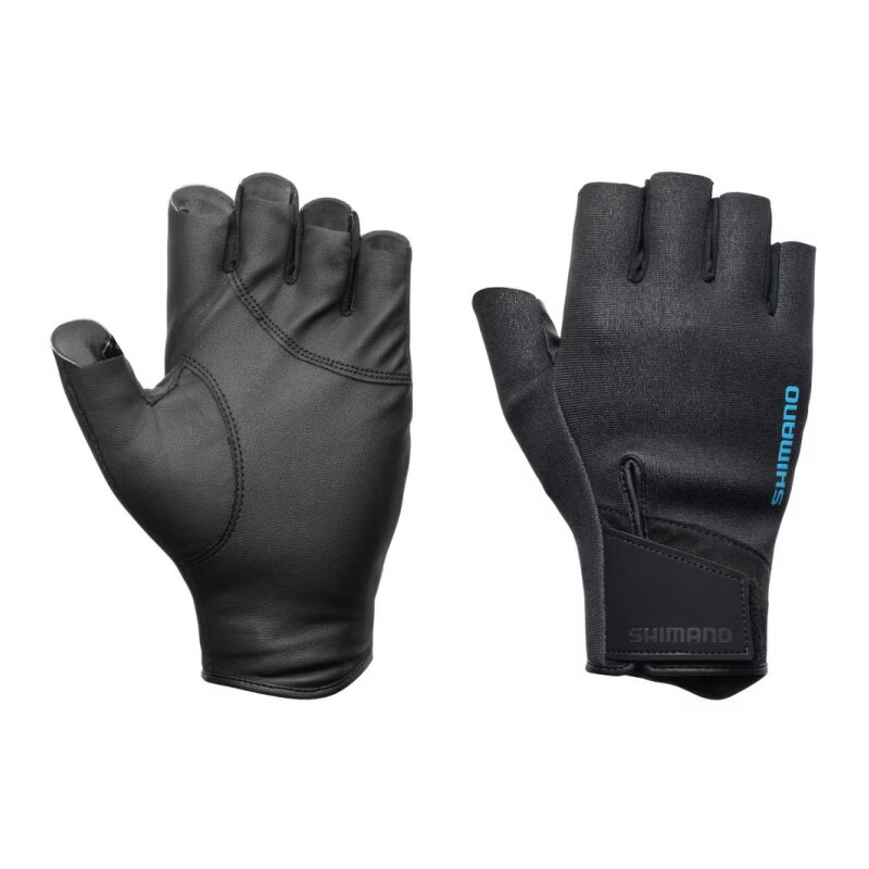 シマノ　GL-056Y 03 タイタニューム・アルファ グローブ 5 M ブラック【釣り　防寒グローブ】