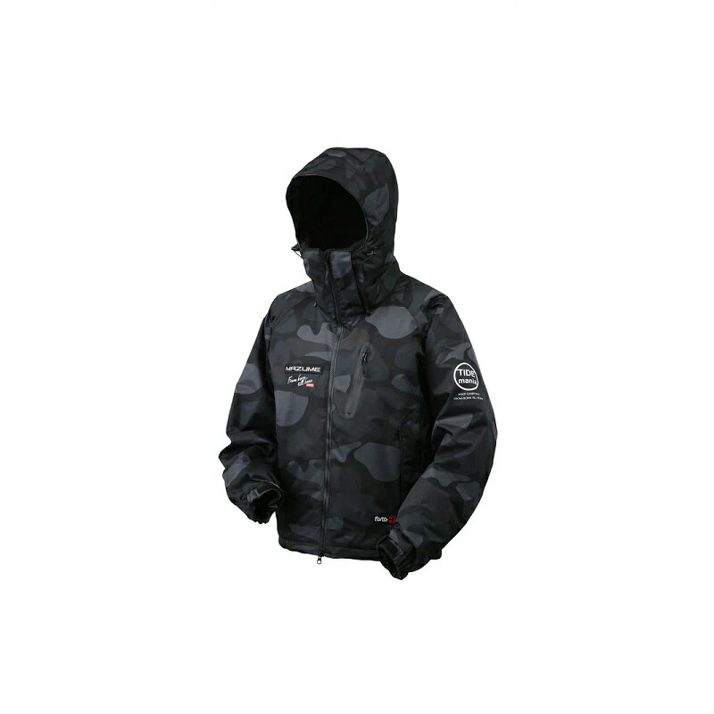 オレンジブルー　MZFW-872 mazume TIDE MANIA ALL WEATHER JACKET グリーンカモ LL【釣り　防寒ウェア　防寒着】
