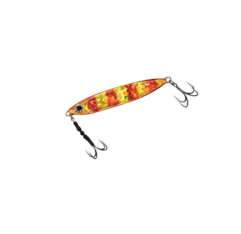 鏡牙ジグ ベーシック-QH100 鏡牙ジグ ベーシック-QH100 赤金トキワゼブラ