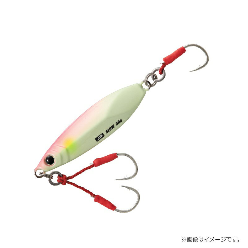ジグパラ スロー 20g 超夜光グリーンゼブラ(ケイムラ) の商品画像2枚目