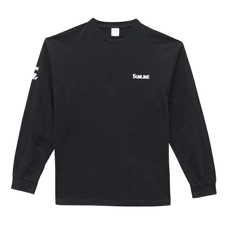 サンライン SUW-15506LT コットンロングTシャツ ブラック M