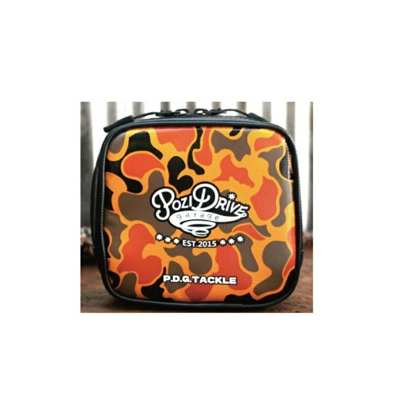 Bag - ポジドライブガレージ　PDG スクエアポーチ ブラウンダッグカモ