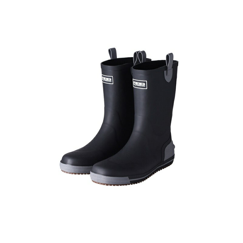 リバレイ　7776 RBB ボートゲームブーツロング BLK×グレー XL