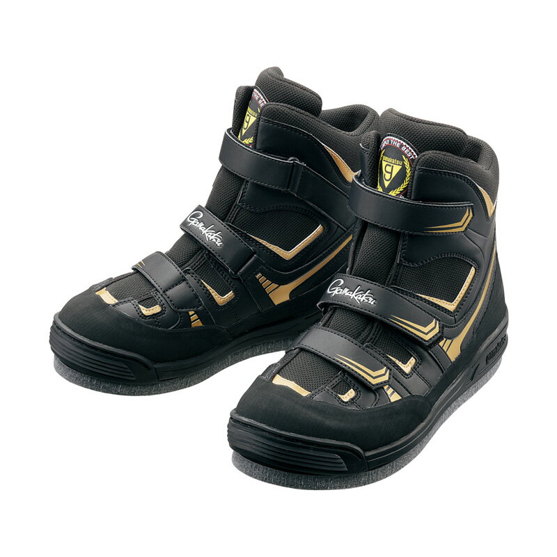 がまかつ　GM4514 フェルトスパイクシューズ(パワーT) ブラック/ゴールド 5L