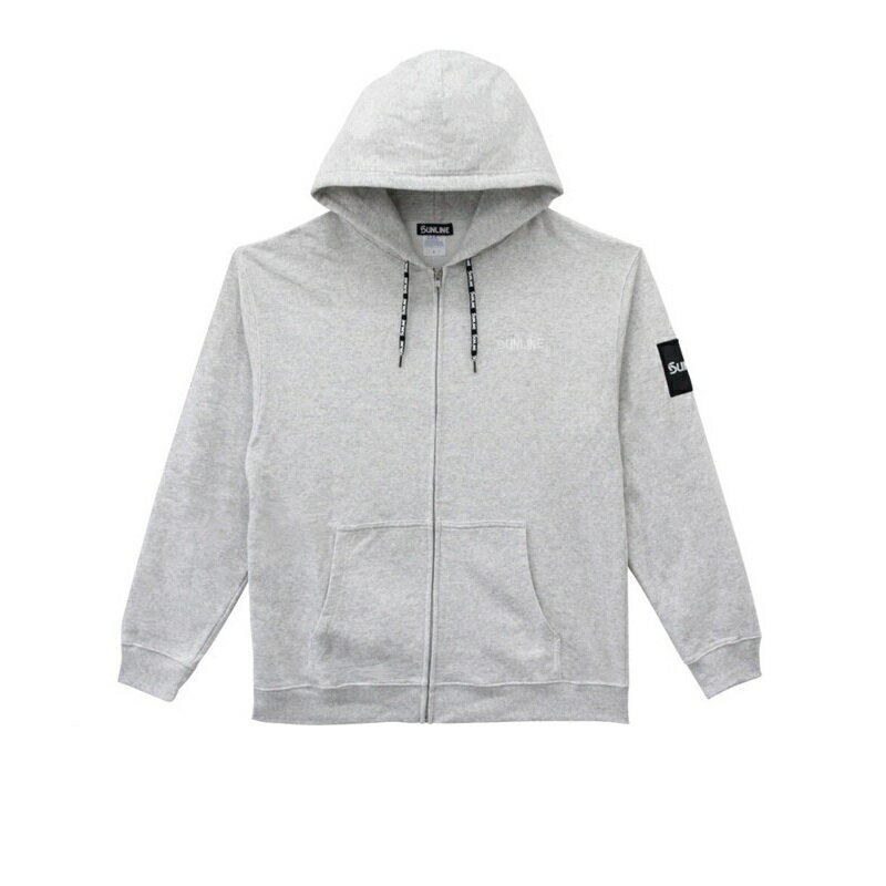 サンライン　SUW-15507 フルジップパイルパーカー アッシュ M