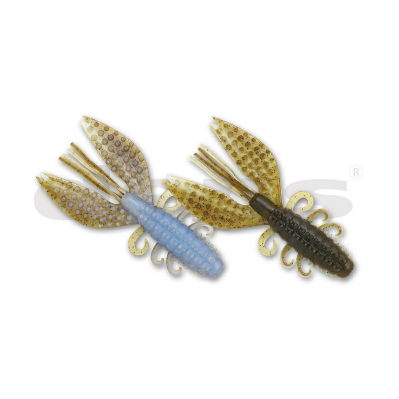 Deps Spiny Craw 3.5 inch #153 Green Pumpkin Blue Glimmer