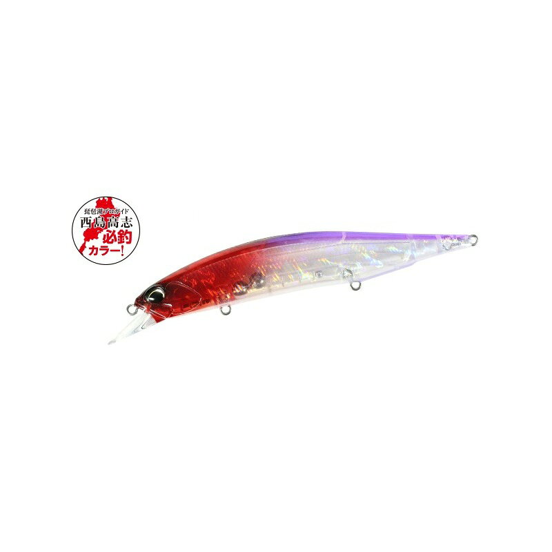 デュオ レアリス ジャークベイト120SP 西島高志 必釣カラー CZAZ610 バーニングパープルシャッド