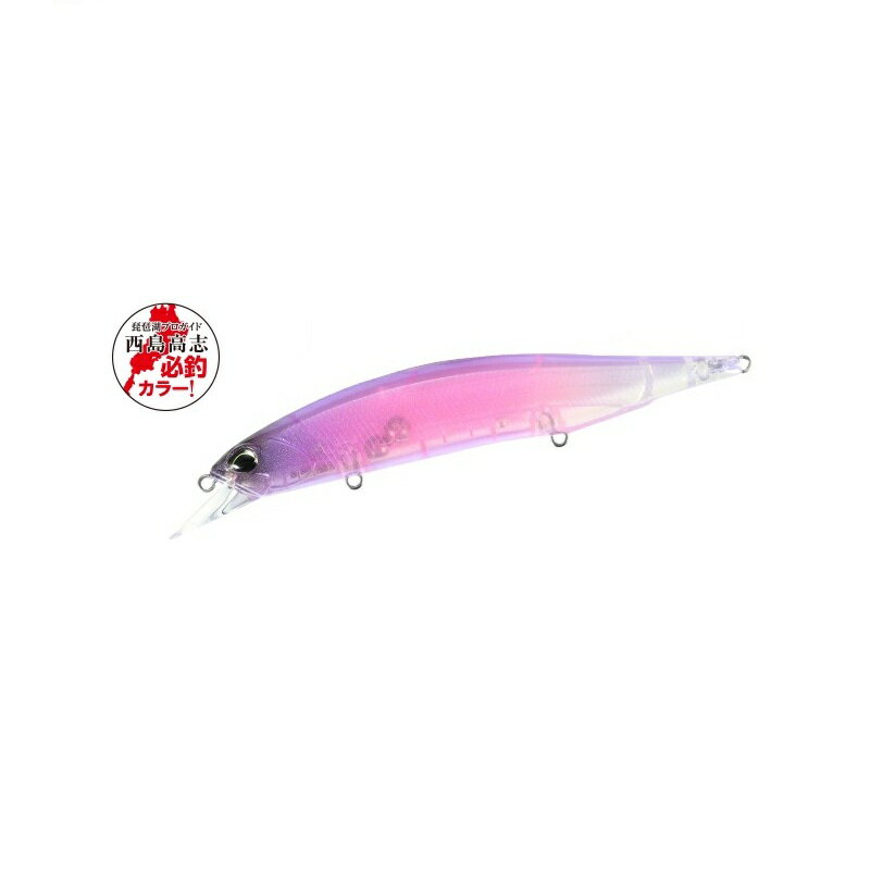 デュオ レアリス ジャークベイト120SP 西島高志 必釣カラー CCCZ611 湖北パープルタナゴ