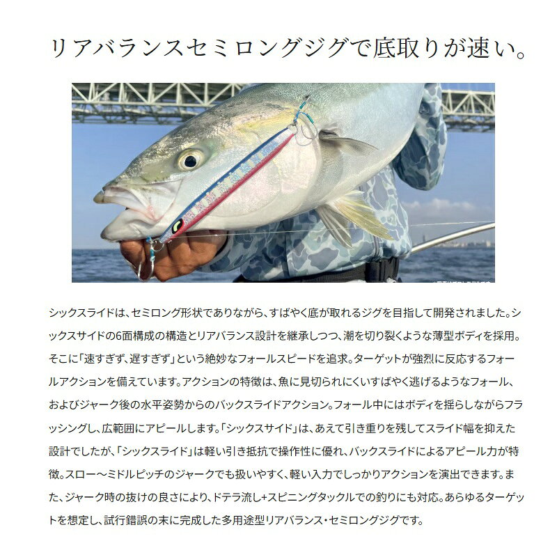 シックスライド 160g Sケイムラシルバー の商品画像3枚目