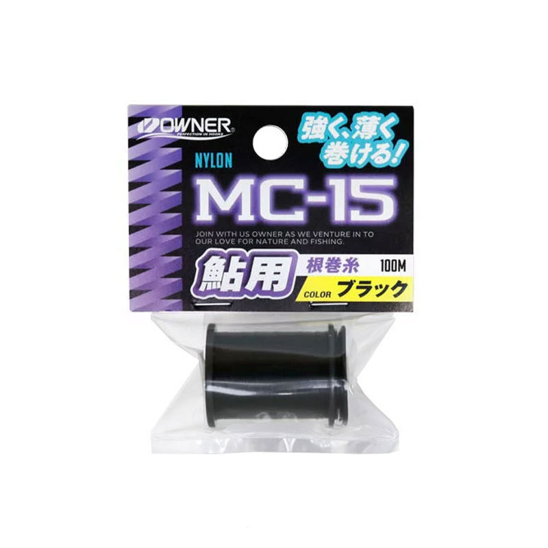 Tying Tools - オーナー　81198 MC-15 鮎根巻糸 黒