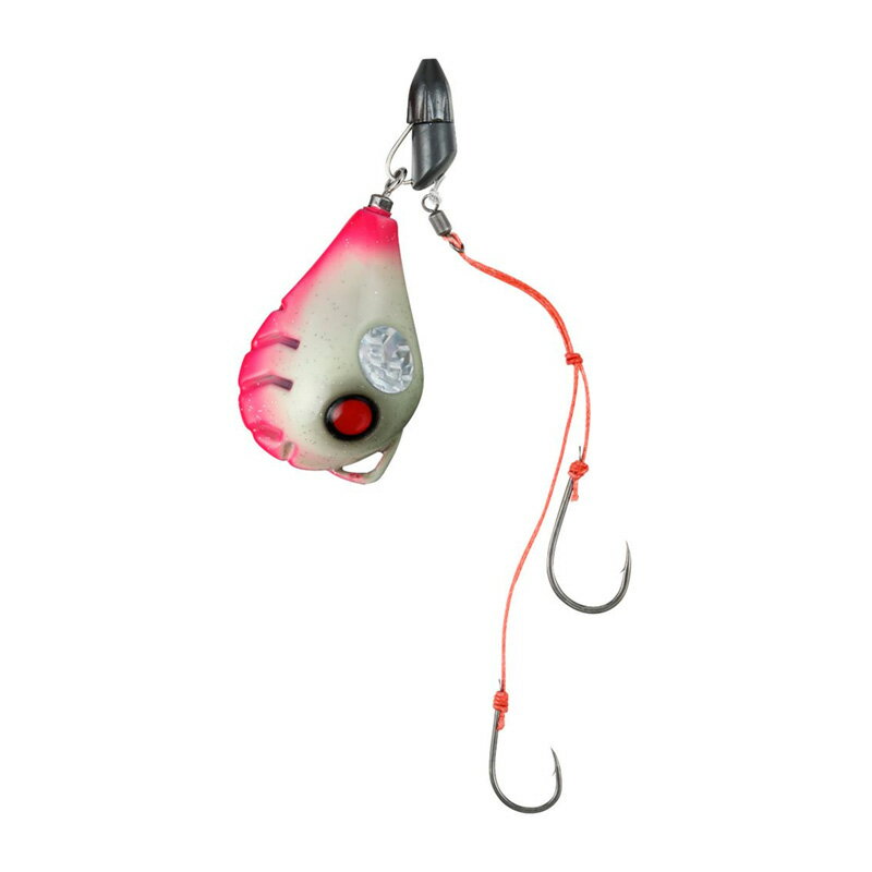 ダイワ　紅牙遊動テンヤSSフリリグ 12号 ピンク/グロー...