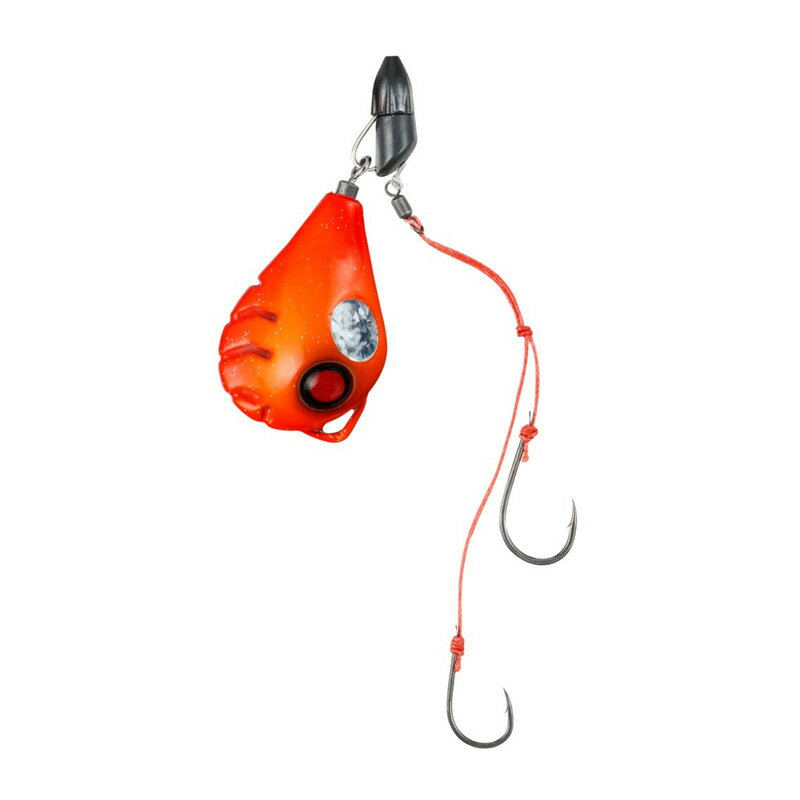 ダイワ　紅牙遊動テンヤSSフリリグ 12号 チャート/オレンジ...