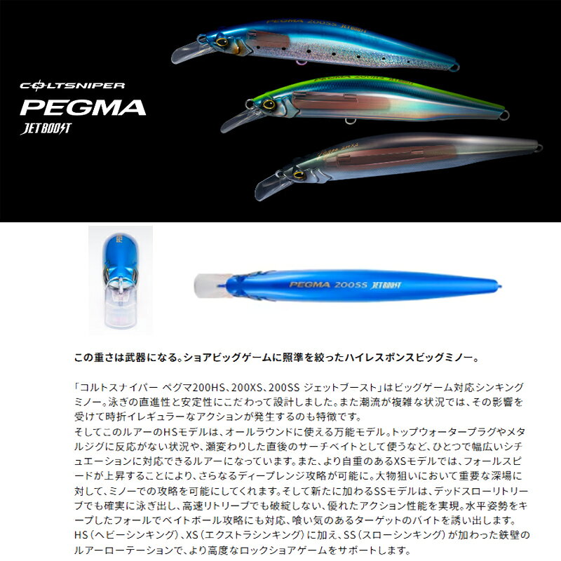 ペグマ 200SS ジェットブースト TフルグローCB の商品画像2枚目