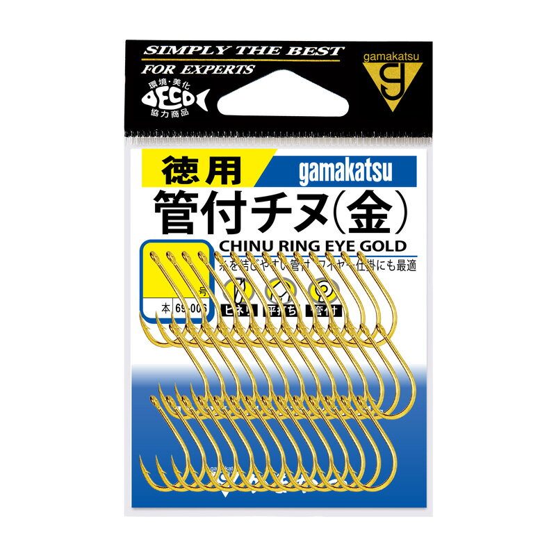 樂天商城 - がまかつ　69-006 バラ カン付チヌ(金) 徳用 5号