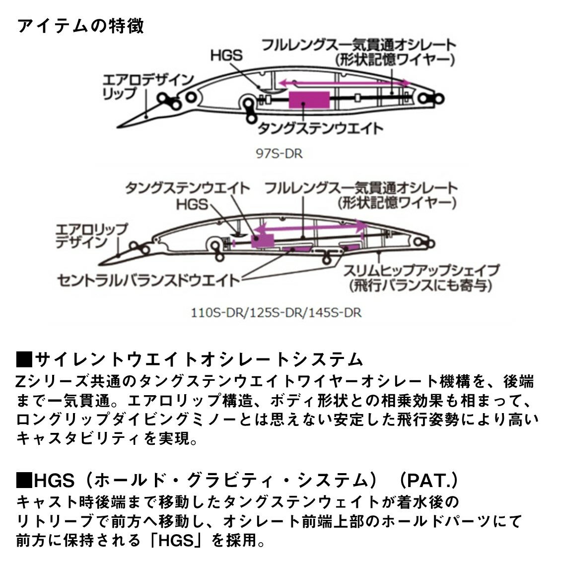ショアラインシャイナーZセットアッパー110SDR 小沼スペシャルVer.煌 (3)