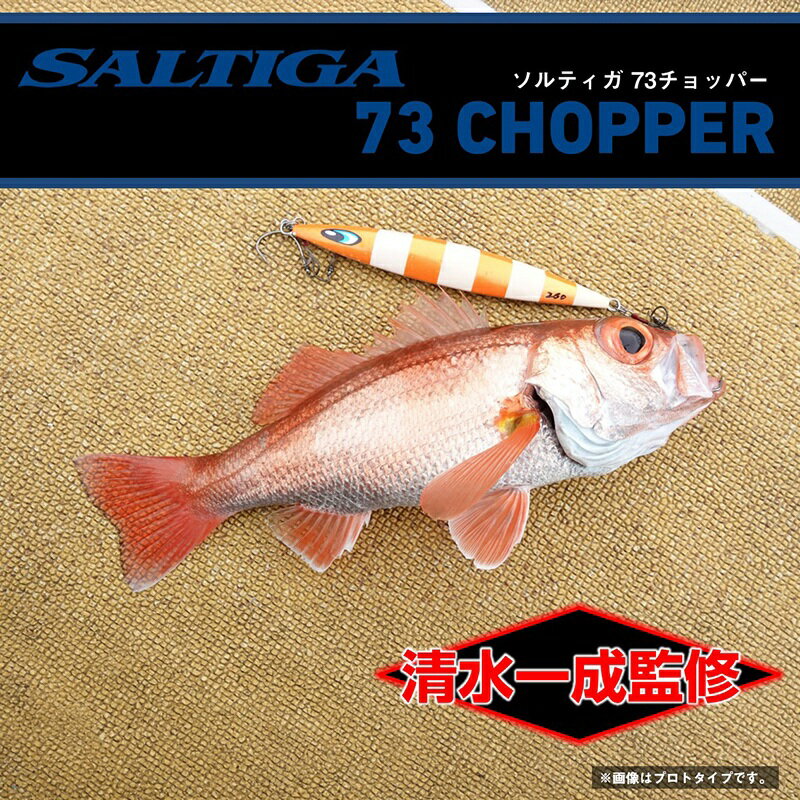 ソルティガ73チョッパー 200g MLゼブラオレンジグロー (2)