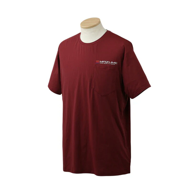 Wear - オレンジブルー　MZAP-848 mazume プライムフレックスポケットTシャツ バーガンディ L