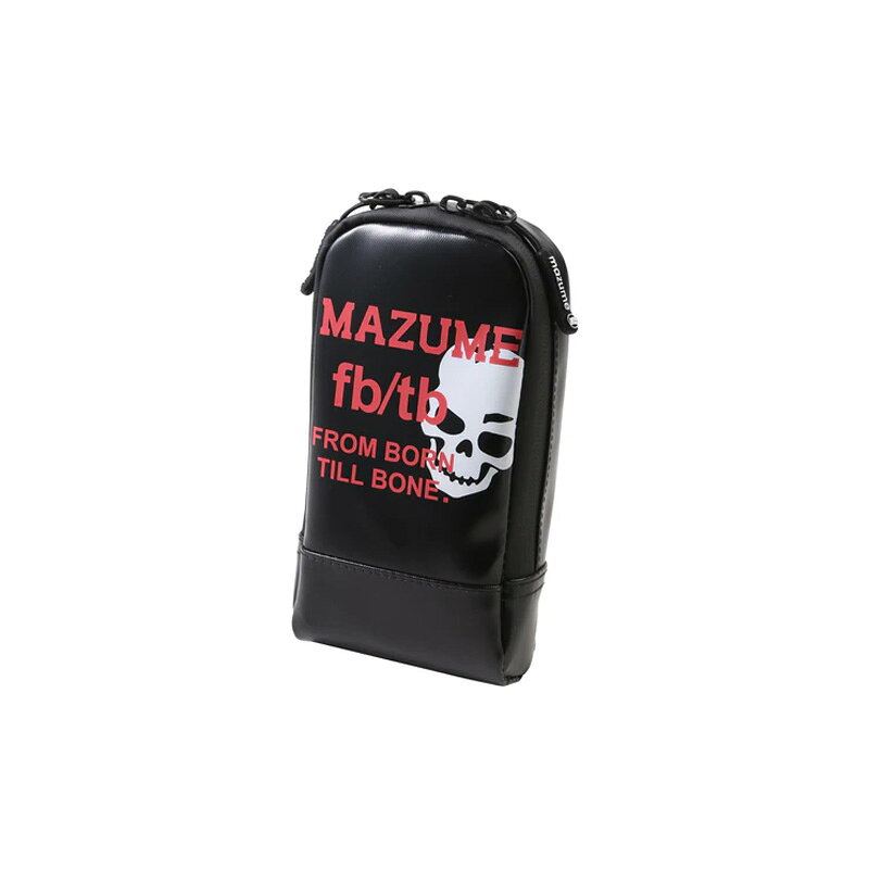 Case, Toolbox - オレンジブルー　MZAS-924 mazume モバイルケース Slim ブラック×ホワイト