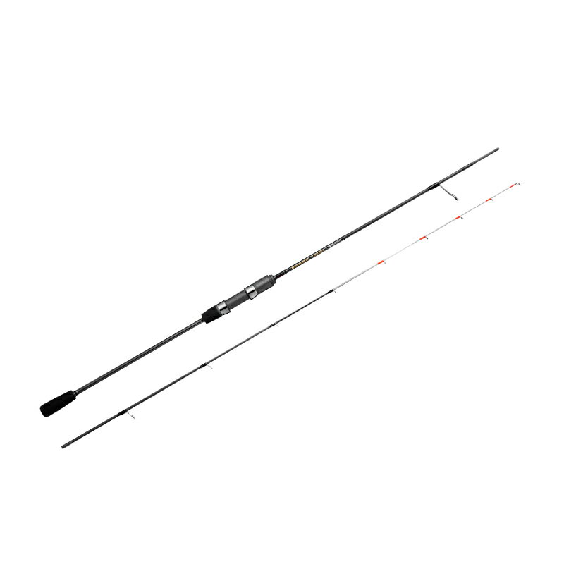 仕様表Rod Concept:イカとの駆け引きを楽しむイカメタル専用シリーズマグナフレックス製法を採用し、目感度と手感度の其々でアタリを捉えることを楽しめ、軽量リグから重いリグまでも楽に操作することが可能にします。夜の帳（トバリ）が下りると始まる、熱いゲームを楽しみ尽くすシリーズです。Features＜ブランク＞・穂先形式として、マグナフレックス製法のグラスチューブラとカーボンチューブラ。・カーボンソリッド、グラスソリッドの4種を採用。・マグナフレックス（グラスチューブラ）：BT682B-L、BT632S-L+・マグナフレックス（カーボンチューブラ）：BT682B-M、BT642S-M・カーボンソリッド：BT5103B-MLS、BT662B-MHS、BT6102S-MHS・バット部にはC・N・Tをコンポジットし、軽快で軽量に仕上げながらネバリ強さも併せ持たせました。＜ガイド＞・全機種ティップ部にはチタンフレーム、SiCリングのガイドを採用。・ベリーからバット部はステンレスフレーム、SiCリングを採用。・ベイトタイプ（LDB、Kガイド）、スピニングタイプ（Kガイド）。＜グリップ＞・ベイトタイプにはPMTSシートを採用し、短いトリガー部が持ち替えを容易にします。・スピニングタイプには信頼のDPSシートを採用。・リールシート部には、西陣織仕様のカーボンパイプを採用。＜注意＞・非常に繊細なティップセクションの為、キャストする際はアンダーハンドキャスト等、ソフトなキャストを推奨します。キャストで破損した場合、使用状況において保障致しかねる場合があります。・大きく跳ね上げるシャクリ方には向きません。巻きシャクリや軽めのジャークなどでアピールを行うようにしてください。・ランディング時は、ティップの曲げすぎにご注意の上で取り込みを行ってください。 また、ランディングネットや専用のギャフもお使いください。・勢いよく回収し仕掛けが穂先に当たる衝撃や巻きこみで破損した場合、使用状況において保障致しかねる場合があります。TENRYU　BRIGADE TOBARI天龍　ブリゲイドトバリ●品名：BT632S-L+●タイプ：S●全長：1.90[6'3"]●継数：2本●調子：F●仕舞寸法(cm）98●穂先形式：MF/GT●スッテサイズ：5-25号(20-100g)●錘負荷(号/g)：8-30号(30-120g）●ライン(PE/号)：0.4-1.0●リアグリップ(mm）425●先径(mm）1.3●自重（g）86●使用繊維 カーボン/グラス：93/7詳細はこちら