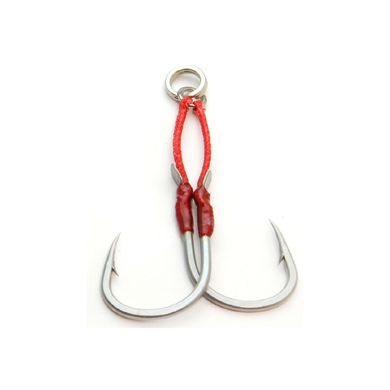 仕様表・RISE JIG SLJ＆RISE JIG FLAT　175g〜250gの純正アシストフック。・青物などの大型魚にも負けない太軸フックを採用。・様々なジグへ対応可能とした長さ2種類×針の大きさ3種類、計6種類のラインナップ。RISE JAPANライズジャパン　ライズ　アシストフック 青物対応●規　格：ロング●サイズ：L●ISE JIG SLJ：225g/250gフロント●RISE JIG FLAT：225g/250gフロント●汎用メタルジグ：150〜200gフロント詳細はこちら