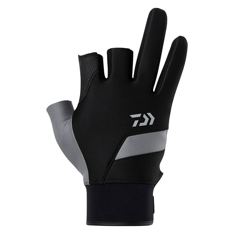 ダイワ　DG-7526W オールラウンド防寒グローブ 3本カット 2XL グレー