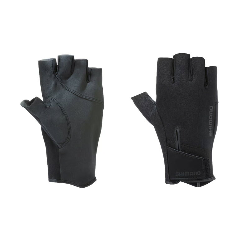 シマノ　GL-056Y 03 タイタニューム・アルファ グローブ 5 L リアルブラック