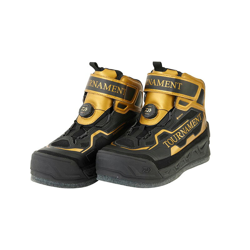 ダイワ　TM-2602G-TG トーナメント GORE-TEX シューズ (TGスパイクフェルトソール) 24.0cm ブラック
