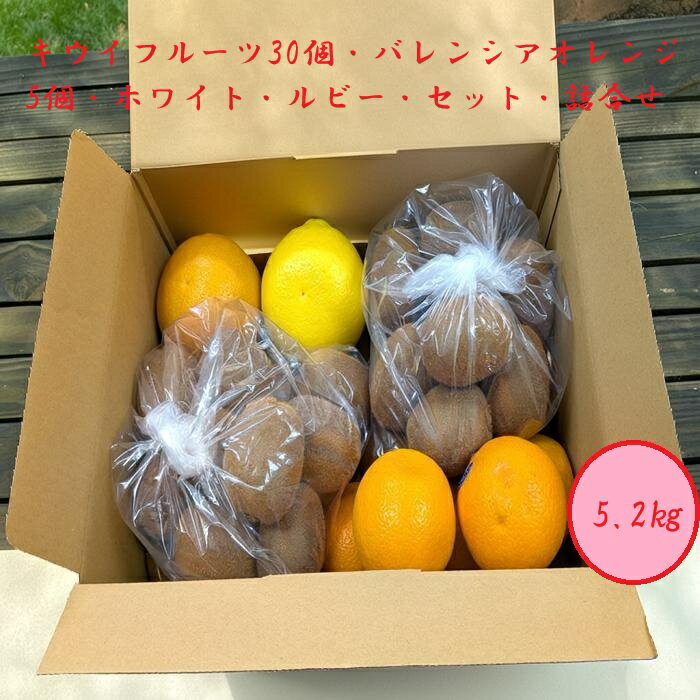 愛媛県産 キウイフルーツ バレンシアオレンジ グレープフルーツ ホワイト ルビー 詰合せ セット
